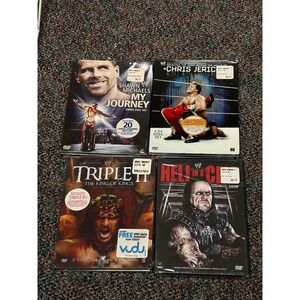 WWE DVD Lot Shawn Michaels Chris Jericho Triple H Hell In A Cell New Sealed